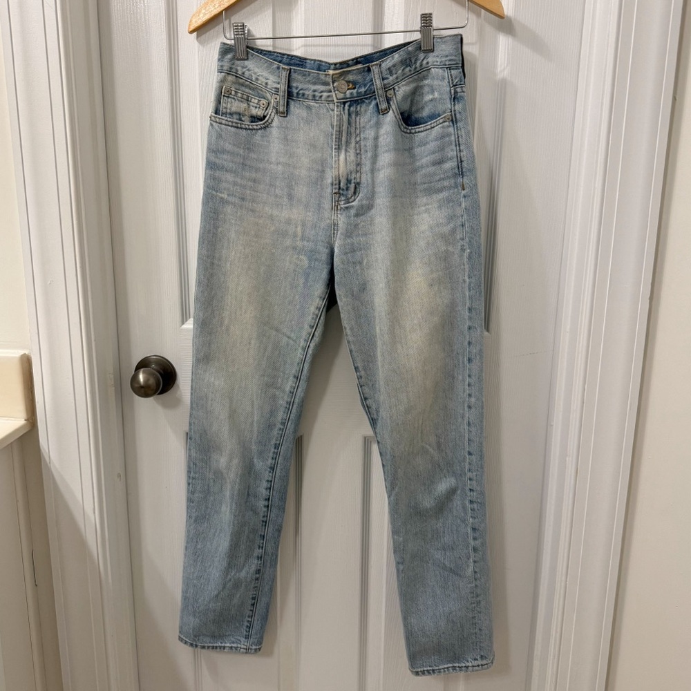 Madewell The Perfect Vintage Jean Light Wash High Rise Boyfriend, Womens Size 25